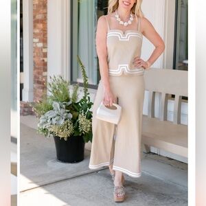 Trina Turk Abbey Wide Leg Linen Pants